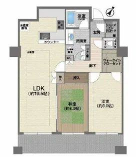 N4.TOWER【19階】の間取り