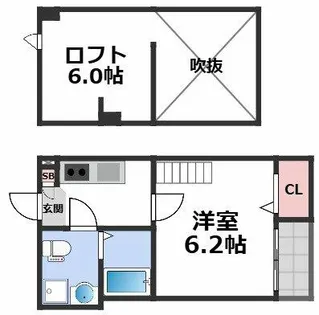 フローラ・ミレ【2階】の間取り