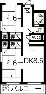 NTビル白壁【3階】の間取り