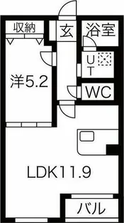 ホリーステージ城山【2階】の間取り