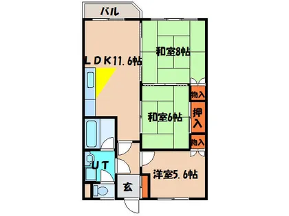 センターインロードビル【202号室】の間取り