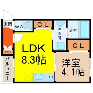 セントラルパーク中村公園【2階】の間取り