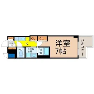 1Kの間取り画像