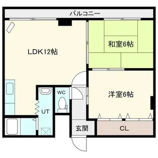 北海道札幌市厚別区厚別中央三条1丁目【マンション】の間取り
