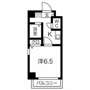 万宝マンション【4階】の間取り