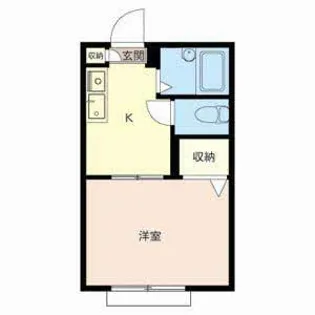 カンパーニュ森本2【1階】の間取り