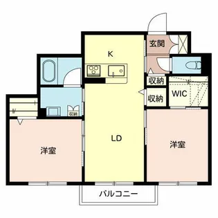 villa migliore【0202号室】の間取り