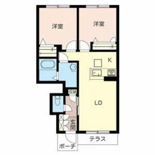 シャーメゾン青山北【0103号室】の間取り