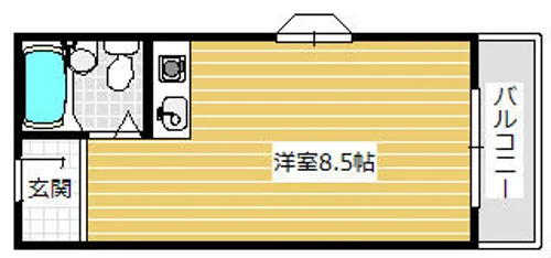 コトブキパークハイツ【302号室】の間取り