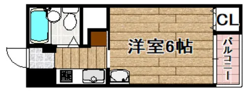 ダイユウレストハウス大畑【4階】の間取り