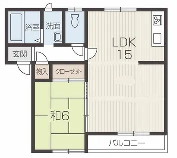 パークシティタキノ【1階】の間取り