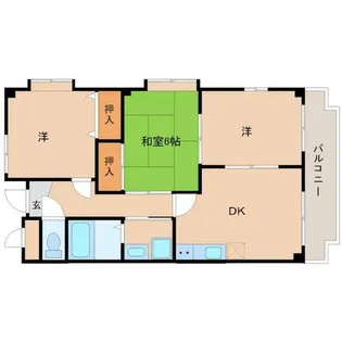 兵庫県尼崎市東園田町3丁目【マンション】の間取り