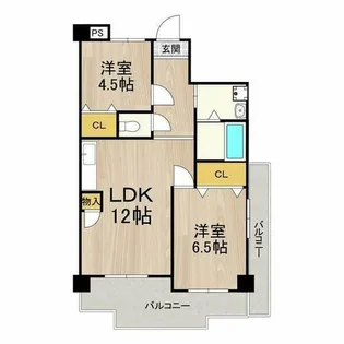 友井グレイス【4階】の間取り