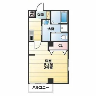エヌエムトラントシス【2階】の間取り