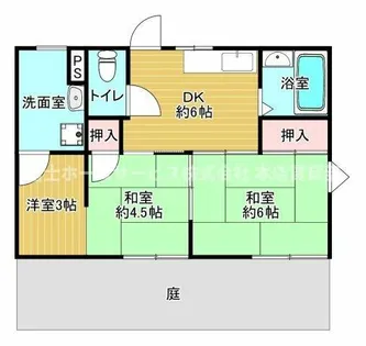 MJハイツ湯里【101号室】の間取り