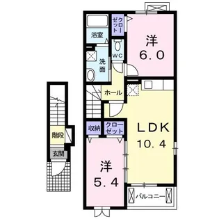 エアリー・コート【2階】の間取り