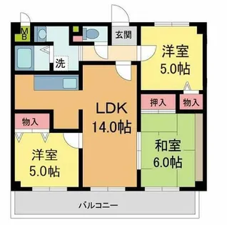 ル・シエル宝塚【202号室】の間取り