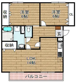 ルミエール【2階】の間取り