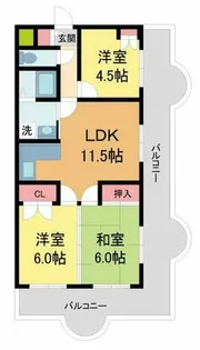 フェイム13【301号室】の間取り
