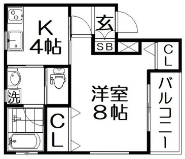 サンプレース寿【2階】の間取り