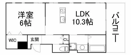 マチュール谷町【7階】の間取り