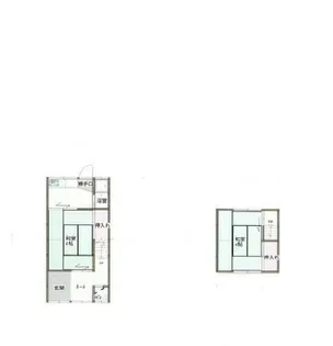 網干区興浜メゾネット【7号室】の間取り