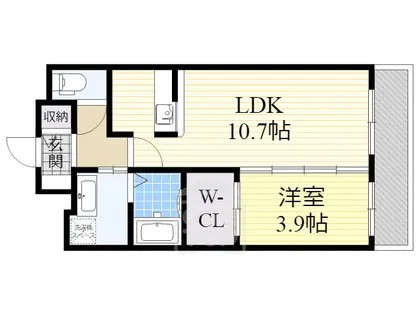 ハニーハウス【2階】の間取り