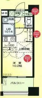 CLUB ORIENT No.62【8階】の間取り