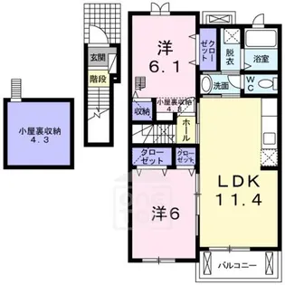 Grace U.K【2階】の間取り
