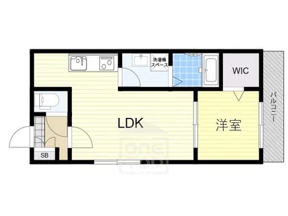 シナジー茨木【4階】の間取り