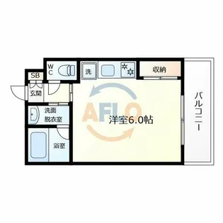 ファイブコート阪南町【601号室】の間取り