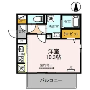 ヴェントルーチェ【3階】の間取り