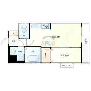 アンフィニⅩⅨ【7階】の間取り