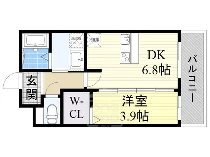 アヴェニール千里丘東【1階】の間取り