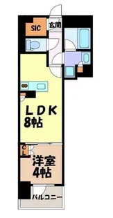 プレサンス名駅南ブリエ【2階】の間取り