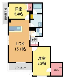 Premias甲子園口【301号室】の間取り