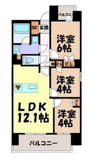 プレサンス名駅南ブリエ【2階】の間取り