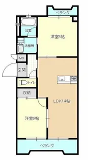 稲熊ビル【0205号室】の間取り