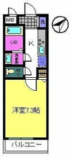 I Palace【207号室】の間取り