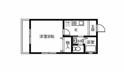 アートパーク花池(201・301・305・401・403号室【201号室】の間取り