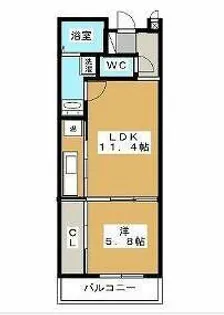 HAPPY MOMENT【201号室】の間取り