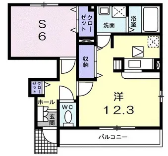 ポラリス【102号室】の間取り