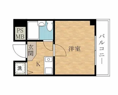 サン・マンション加守【206号室】の間取り