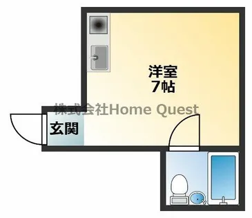 メビウス永和レジデンス【2階】の間取り