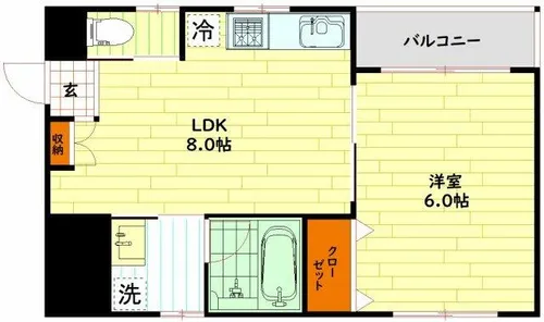 LuXe野田【1階】の間取り