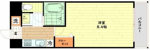 KHKコート西野田【7階】の間取り