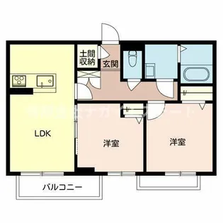 三木市平田【202号室】の間取り