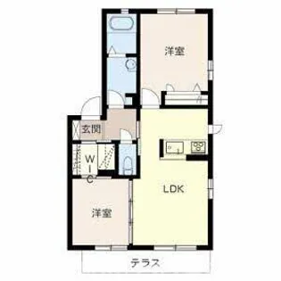 三木市末広(リブ ソレイユS)【1階】の間取り