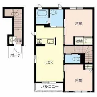 三木市大村(レジデンス永尾A)【2階】の間取り