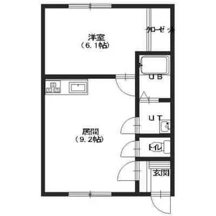 コーポ岡村【201号室】の間取り
